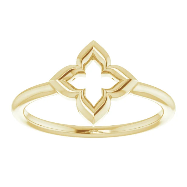 Open Clover Ring