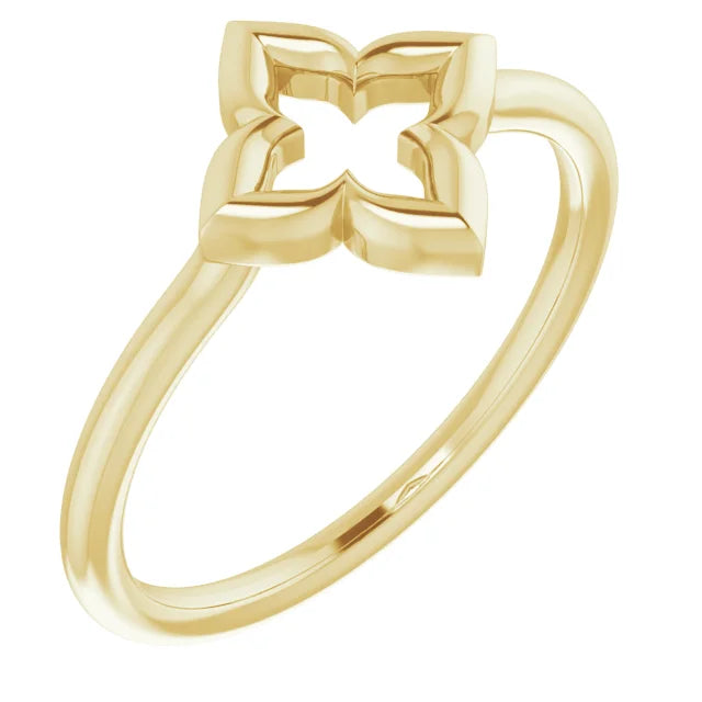 Open Clover Ring
