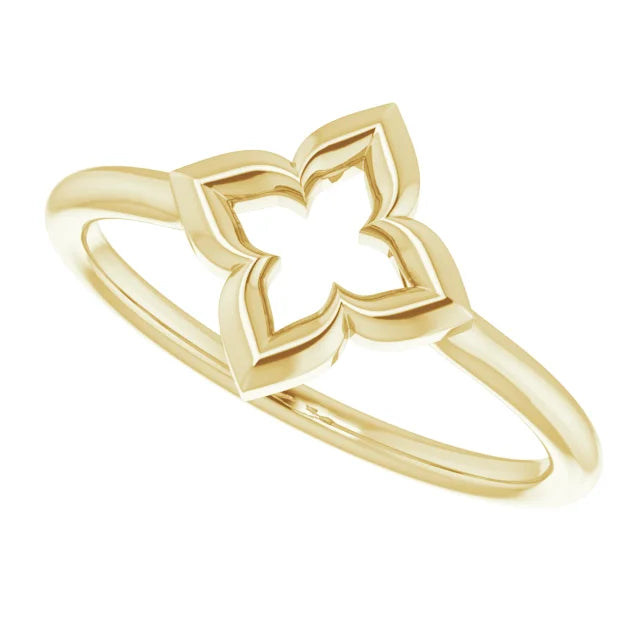 Open Clover Ring