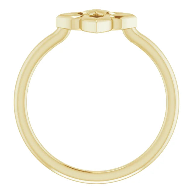 Open Clover Ring