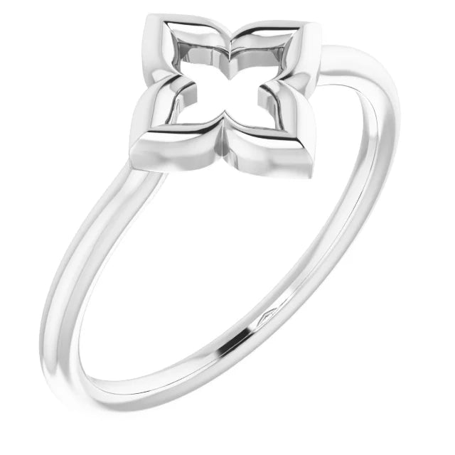 Open Clover Ring