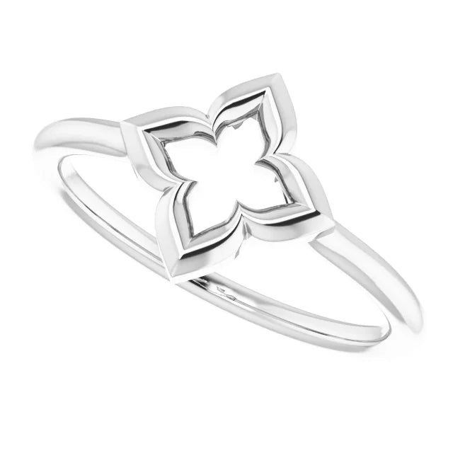 Open Clover Ring