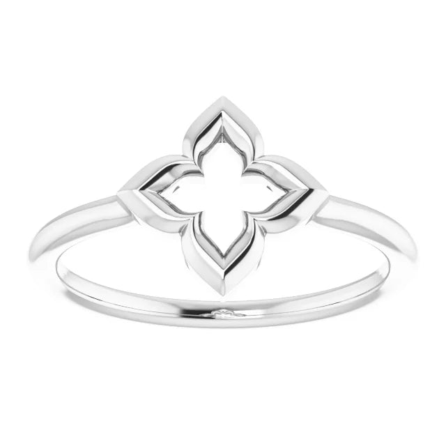 Open Clover Ring