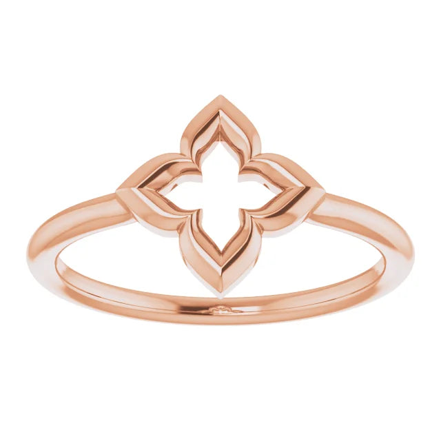 Open Clover Ring