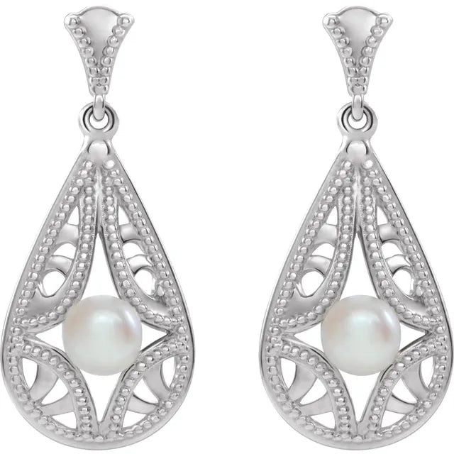 Lace Pearl Drops