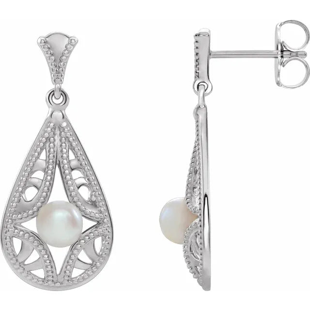 Lace Pearl Drops