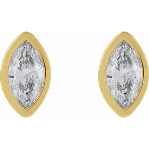 Marquise Press Fit Stud