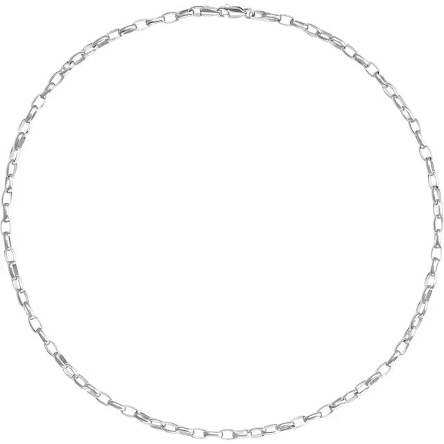 Puffed Oval Cable Chain