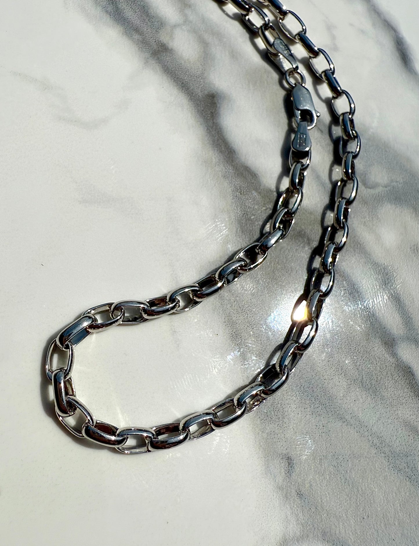 Puffed Oval Cable Chain
