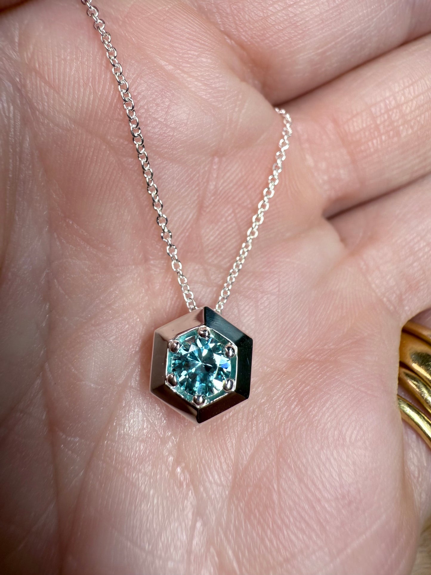 Hexagon Slider Pendant