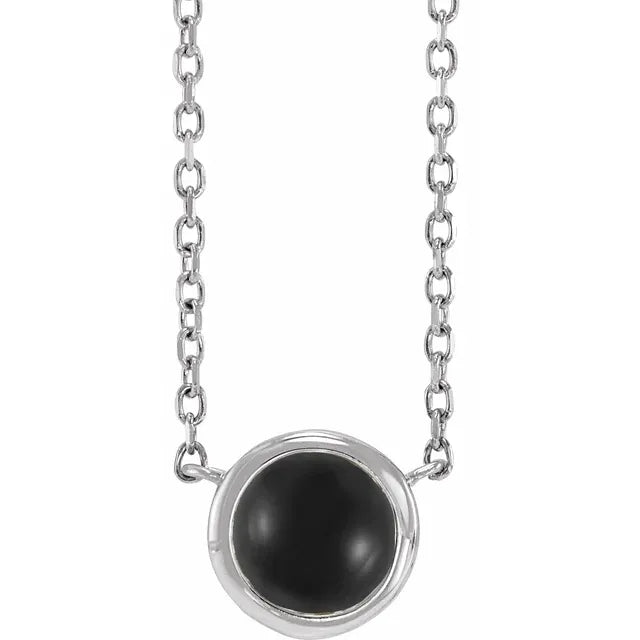 Gumdrop Gemstone Pendant