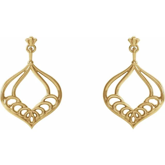 Lilly Bud Drop Earrings