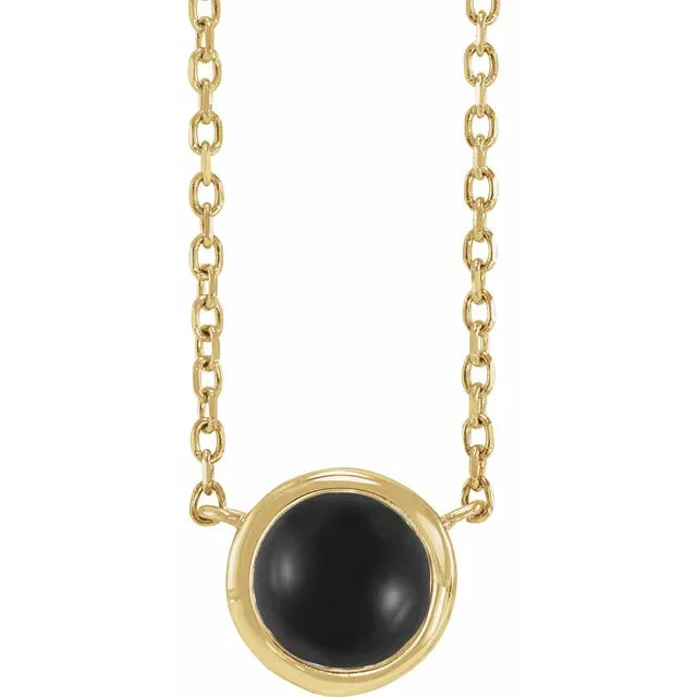 Gumdrop Gemstone Pendant