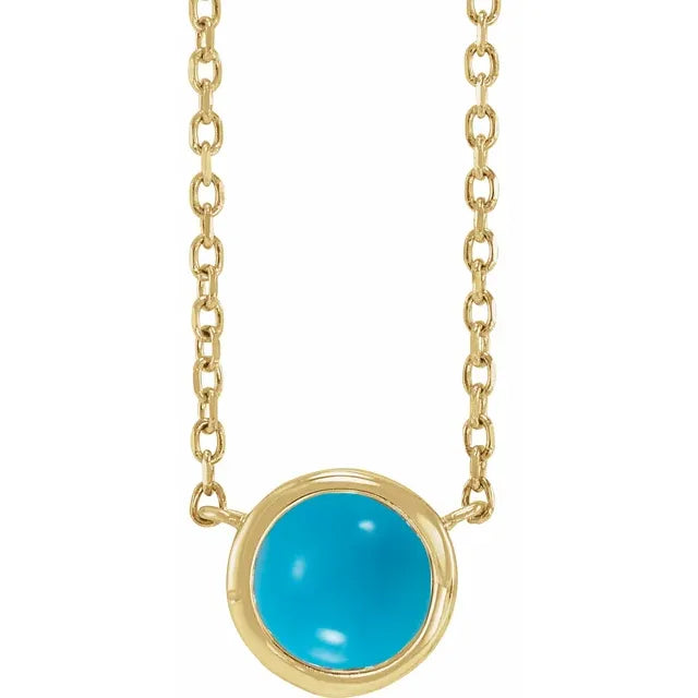 Gumdrop Gemstone Pendant