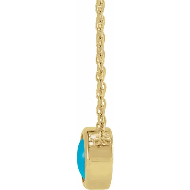 Gumdrop Gemstone Pendant