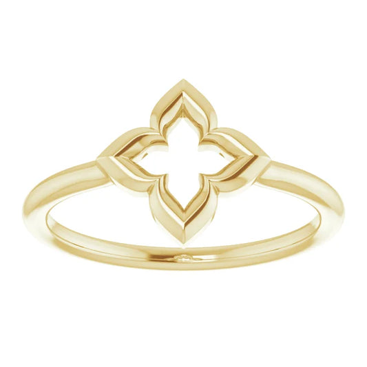 Open Clover Ring