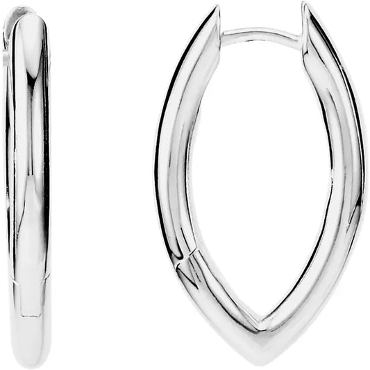 Marquise Hinged Hoop