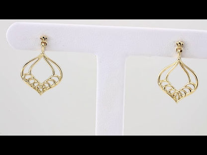 Lily Bud Drop Earrings