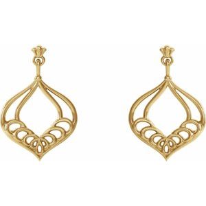 Lily Bud Drop Earrings