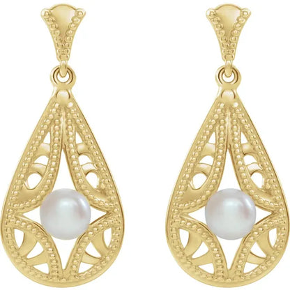 Lace Pearl Drops