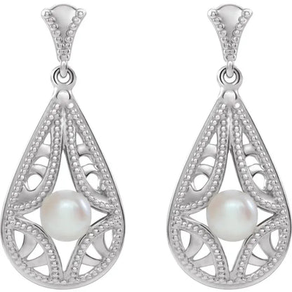 Lace Pearl Drops