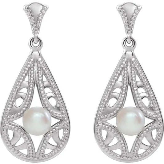 Lace Pearl Drops