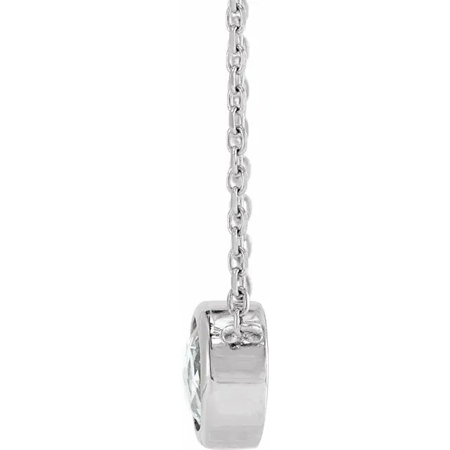 14k yellow gold rose-cut diamond pendant — alternate view