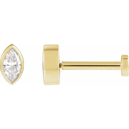 Marquise Press Fit Stud