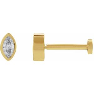 Marquise Press Fit Stud