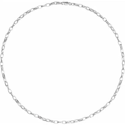 Puffed Oval Cable Chain