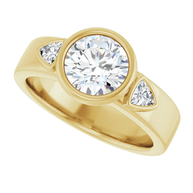 Three-Stone Bezel