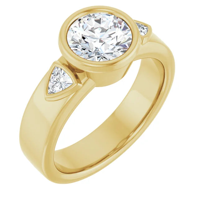 Three-Stone Bezel