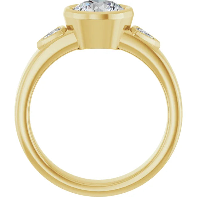 Three-Stone Bezel