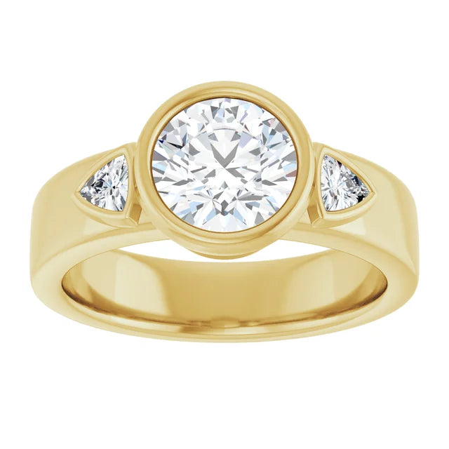 Three-Stone Bezel