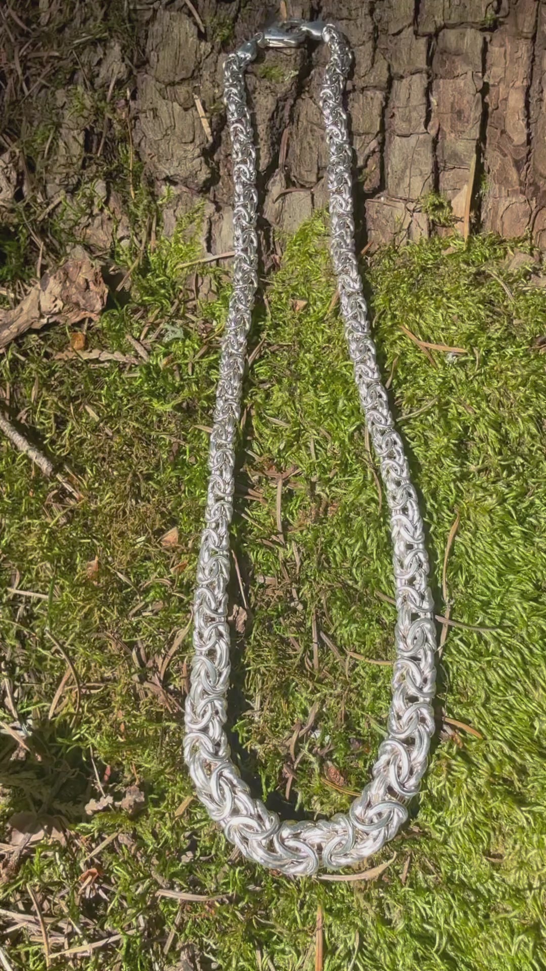 Silver Byzantine Chain
