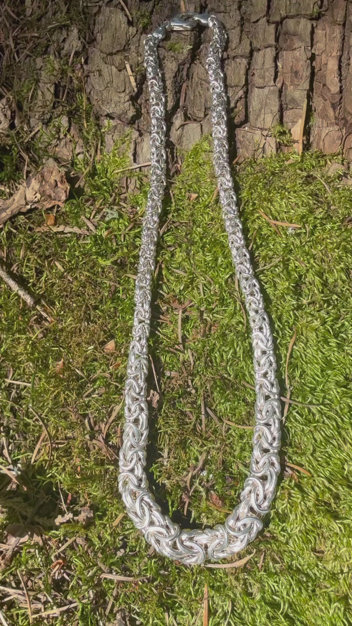 Silver Byzantine Chain