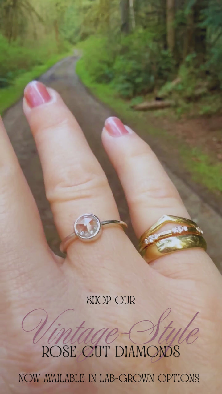 Rose-Cut Diamond Ring