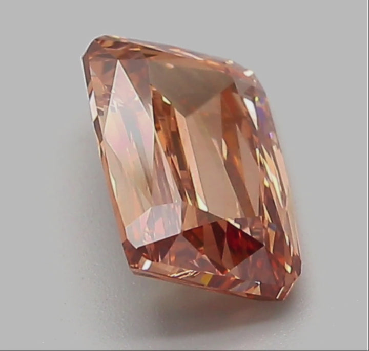 (LG) 1.55 CT Fancy Brown Ashoka Diamond