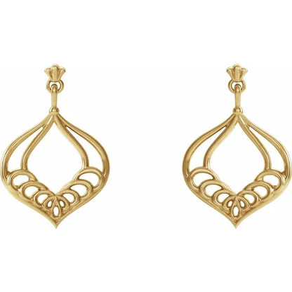 Lilly Bud Drop Earrings