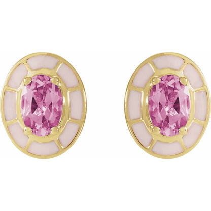 Pink on Pink Stud