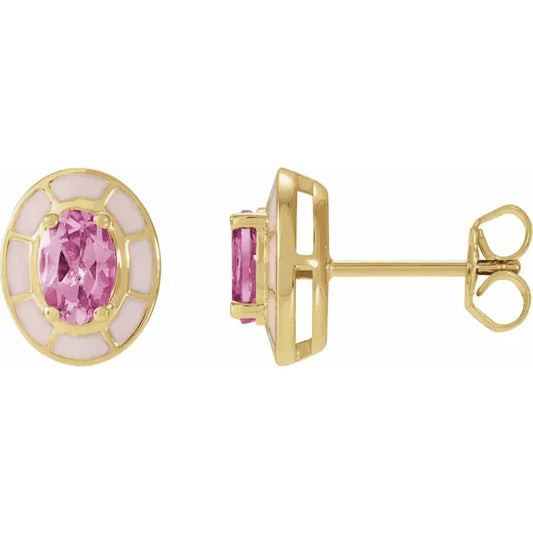 Pink on Pink Stud